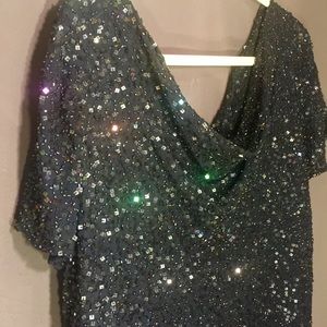 Gorgeous blue ball gown.